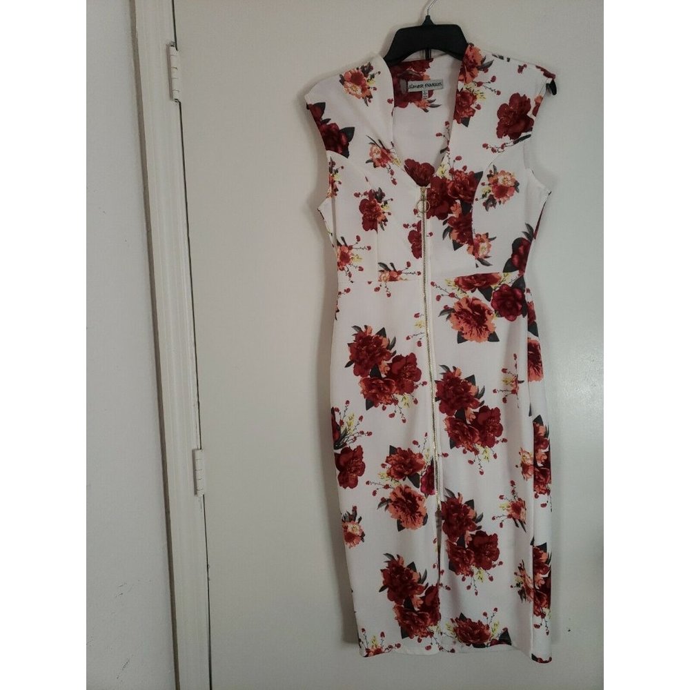 Almost Famous Floral Casual Dress Size   Juniors L